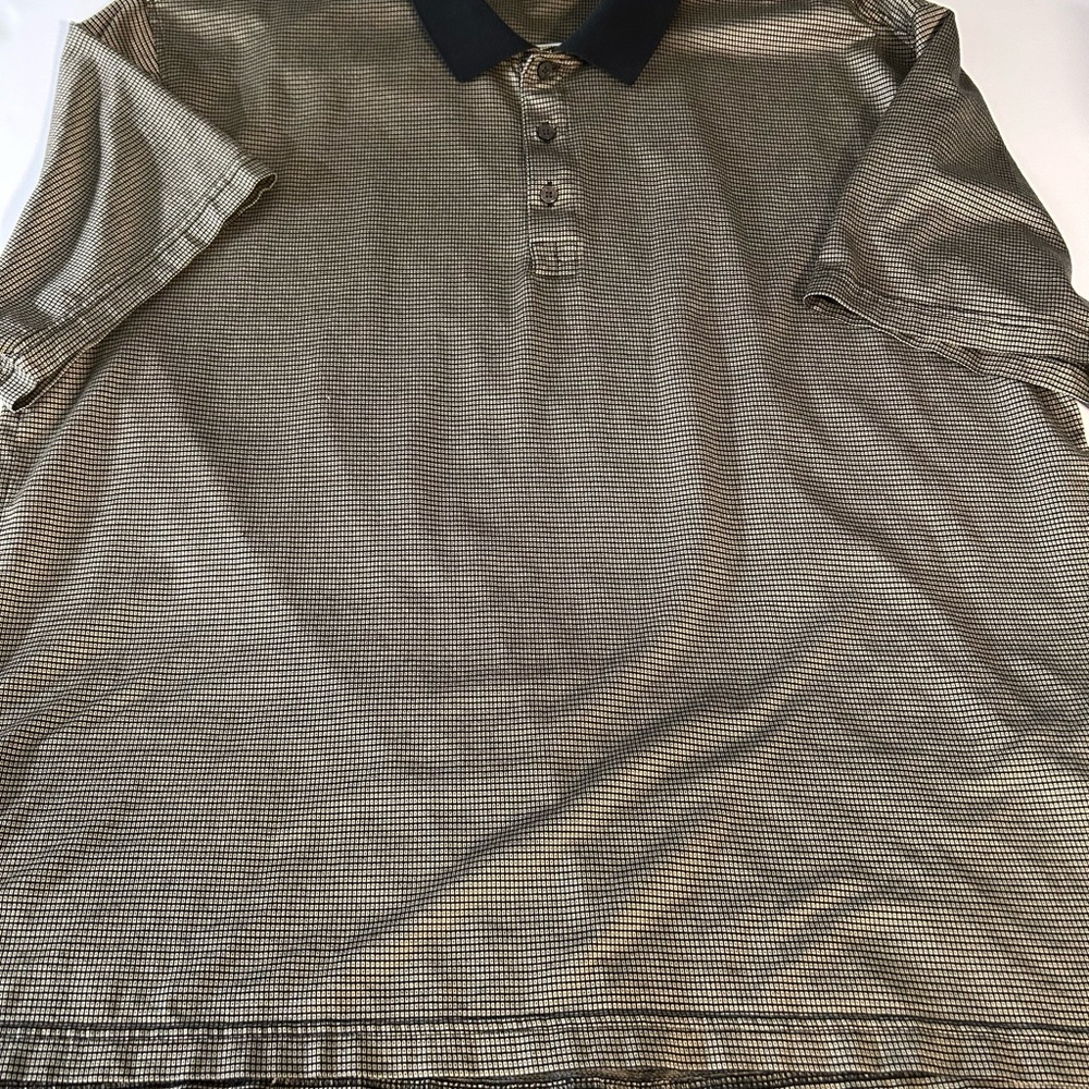 Tasso Elba Golf 5 Iron Polo XXL-black & tan
